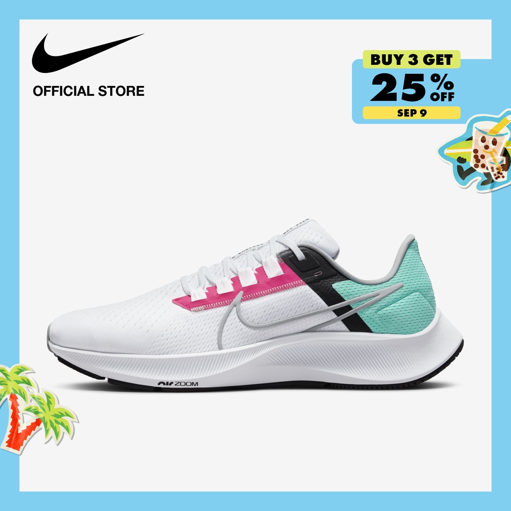 Nike Men's Air Zoom Pegasus 38 Running Shoes White Shopee Philippines