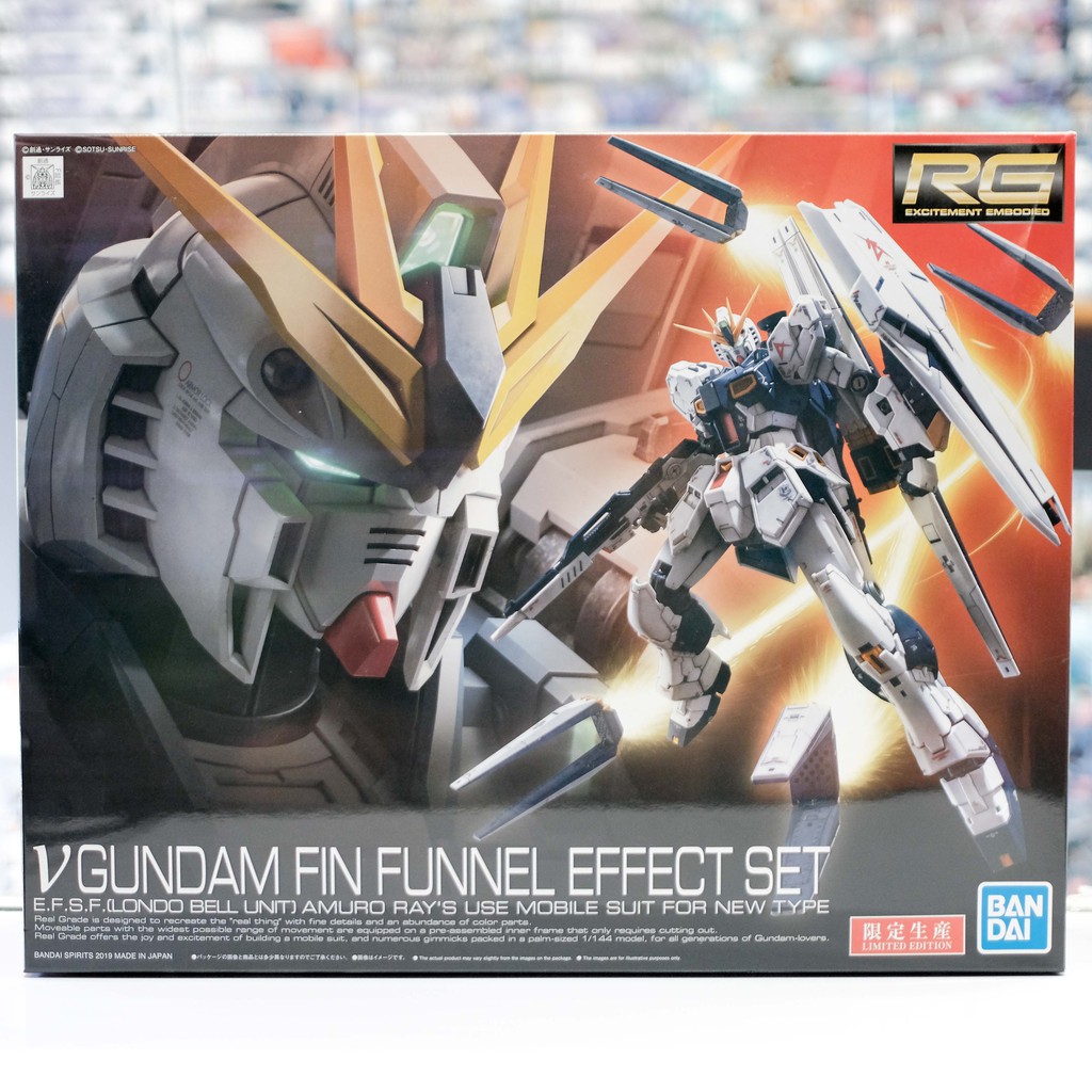 RG RX93 V Nu Gundam & Fin Funnel Effect Set Shopee Philippines