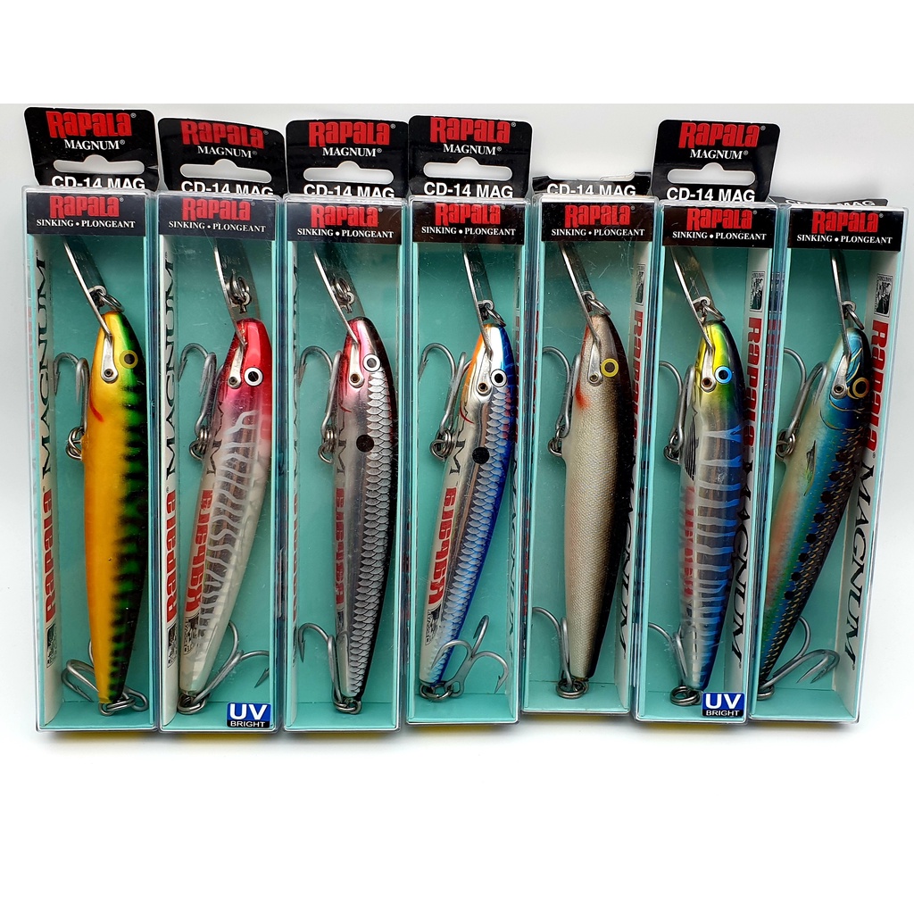 RAPALA CDMAG14 COUNTDOWN MAGNUM 14CM TROLLING LURE LURES UMPAN PANCING ...