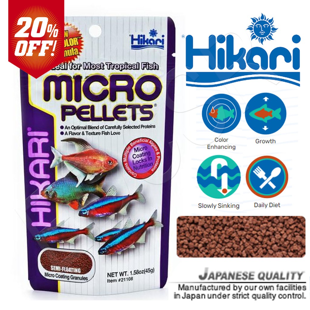 Hikari tropical outlet micro pellets