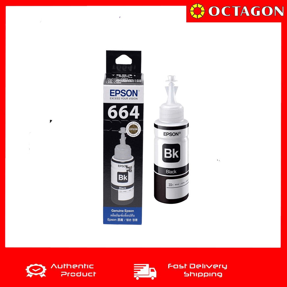 Epson T664 Ink Bottle Black Shopee Philippines 5363