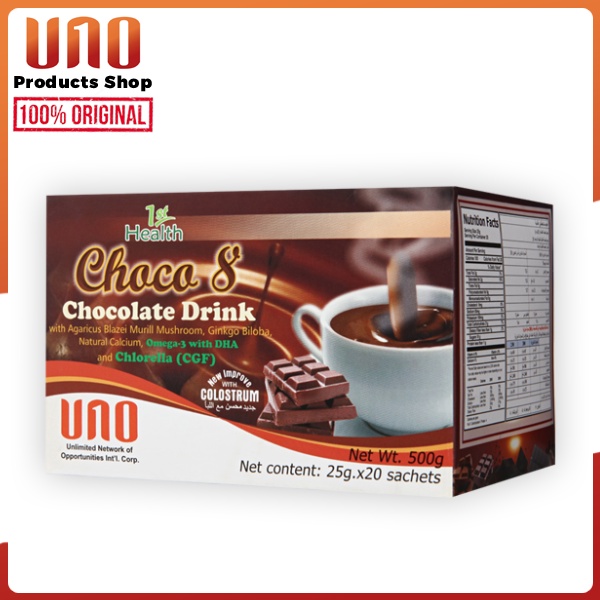UNO®️ Products Choco8 Chocolate Drink 20 Sachets/ Box | Shopee Philippines