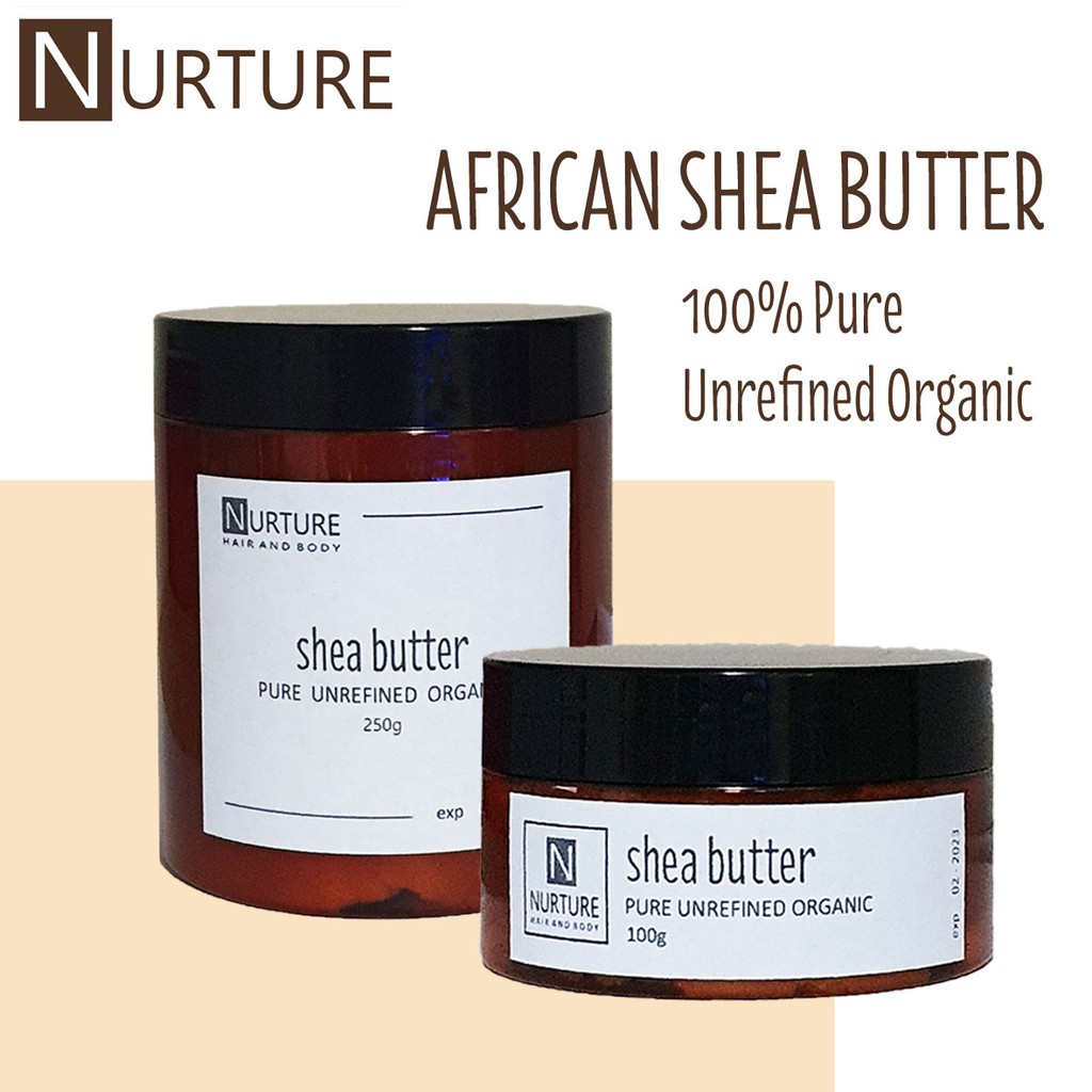 African Shea Butter Unrefined Organic 100% Pure | Shopee Philippines