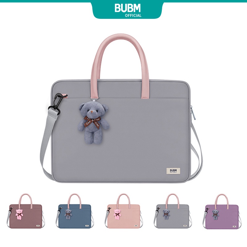 BUBM Laptop Bag Cute Bear Shoulder Women Waterproof Carrying 14,15 ...