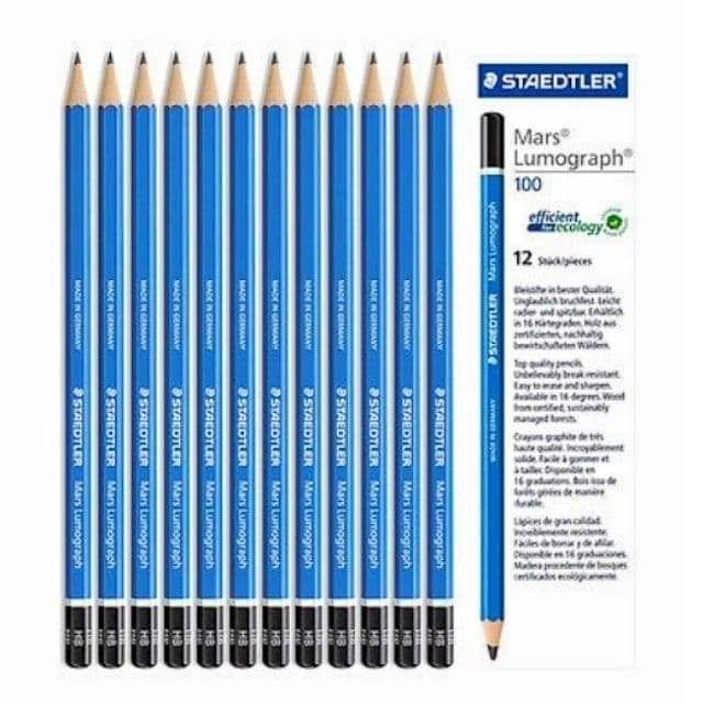 1pc Staedtler Mars Lumograph Sketching Pencil Artist Professional