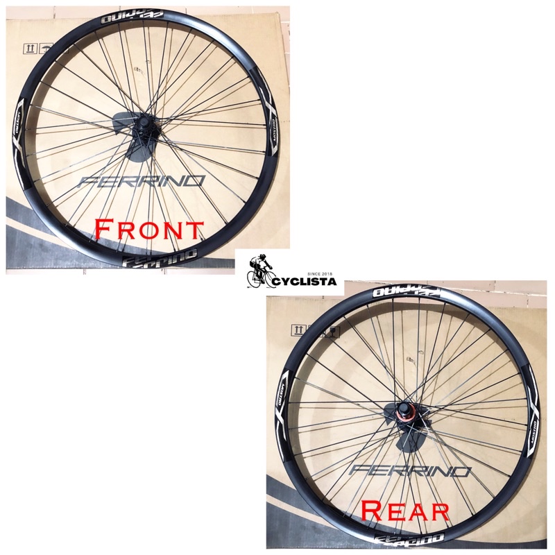 FERRINO Mostro CX Roadbike Disc Wheelset sold as pair Shopee Philippines