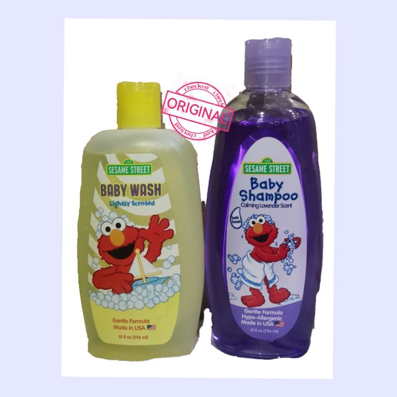 Sesame Street Baby Shampoo (Calming Lavender) and Baby wash (Lightly