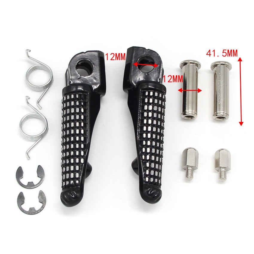 !Kawasaki Universal motorcycle 1 Pair front Foot Pedal Footrests Foot ...