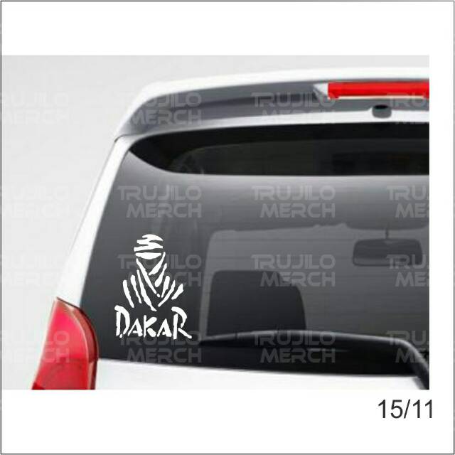 DAKAR Car Sticker Size 15cmx11cm | Shopee Philippines