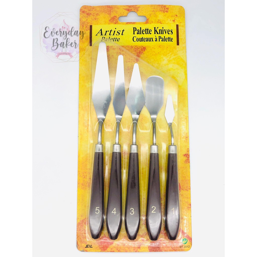 EVERYDAY BAKER 5PC Palette Knives Cakes/Paintings Shopee Philippines