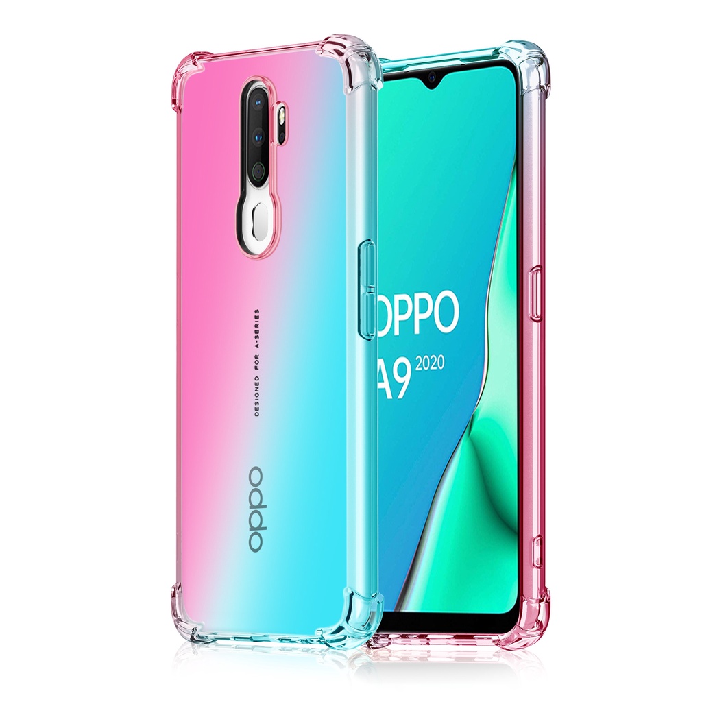 OPPO Reno 2 Z 2F A9 A5 2020 F9 F7 F5 A31 2020 Anti-Drop Rainbow 2 Color ...