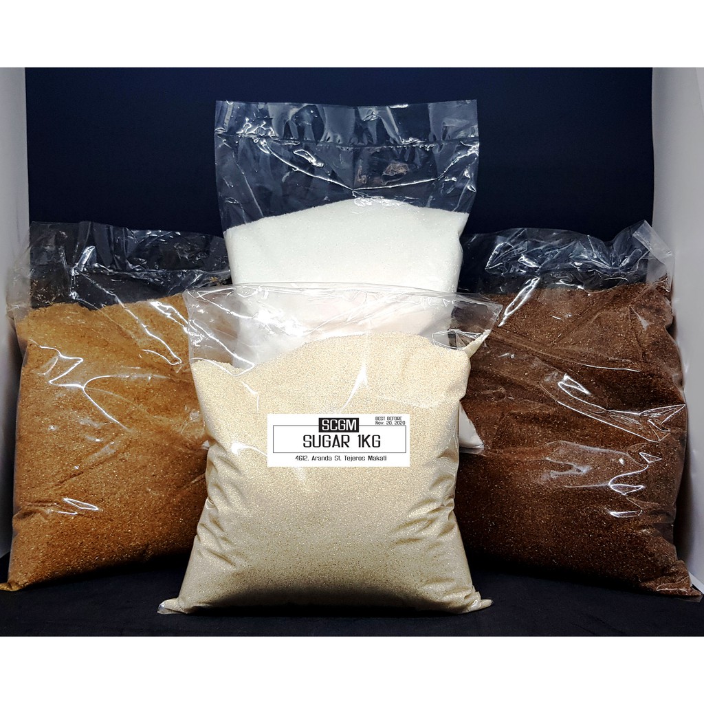 Sugar ( White / Brown / Wash / Golden ) 1kg | Shopee Philippines