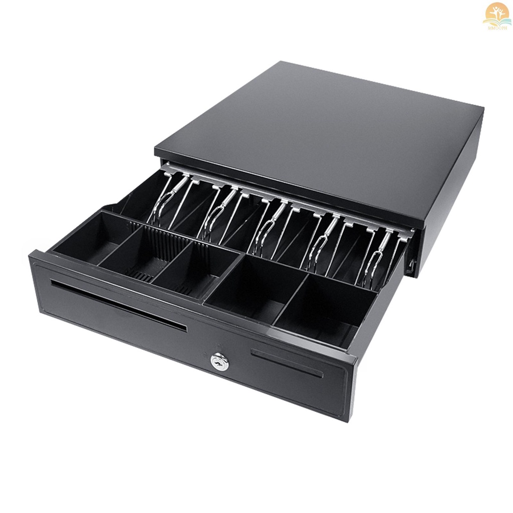 [MMOP] POS Cash Register Drawers Cashier Cashbox with 5 Bill 5 Coin