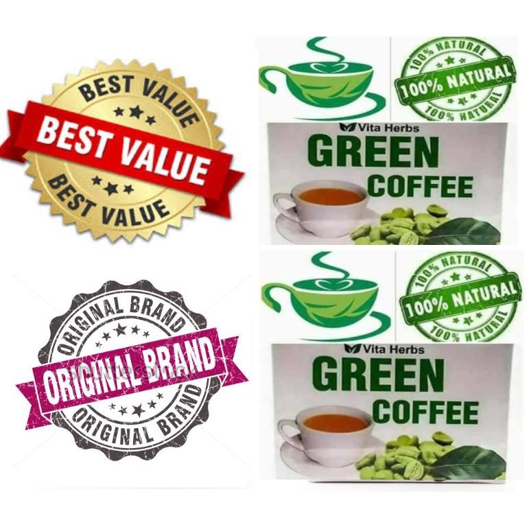 Vita Herbs GREEN COFFEE 2 BOX COMBO (20 sachets) Shopee Philippines