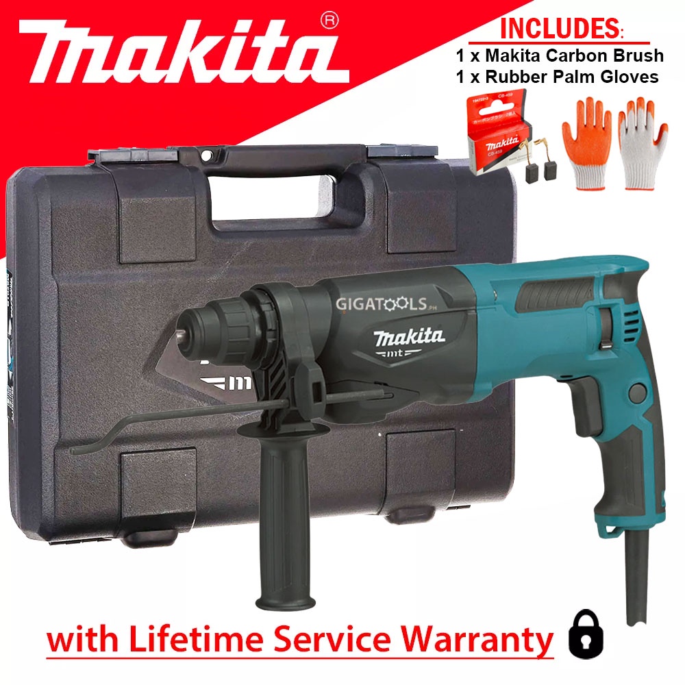 Makita M8700B SDS Plus Rotary Hammer 22mm (710W) with Carbon Brush CB ...