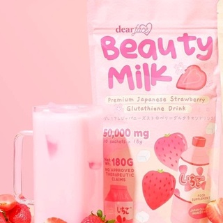 Dear Face Beauty Milk Strawberry x 2