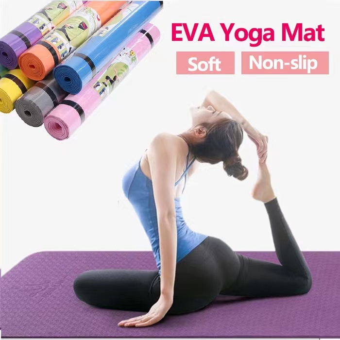 Yoga Mat Non Slip yoga Excercise mat yogamat Exercise Pad Thick high ...