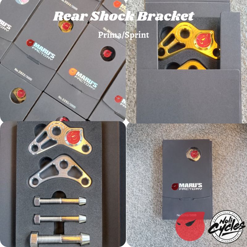 MARU'S FACTORY REAR SHOCK BRACKET (LIMITED EDITION) | Shopee Philippines