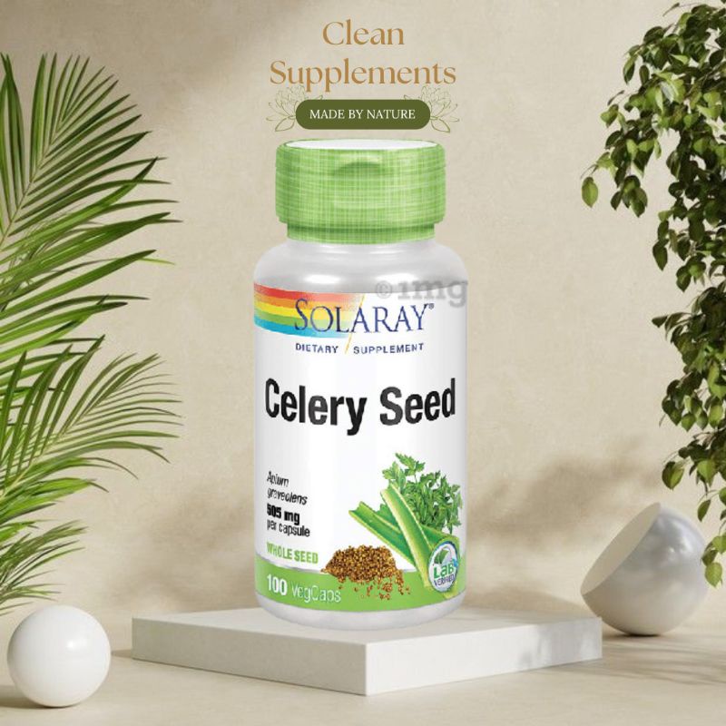 Celery Seed 505mg Healthy Cardiovascular, Liver, Water Balance