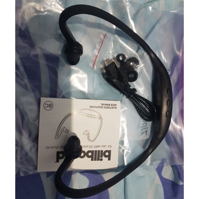 Billboard bluetooth headset headphone neckband earphone Shopee