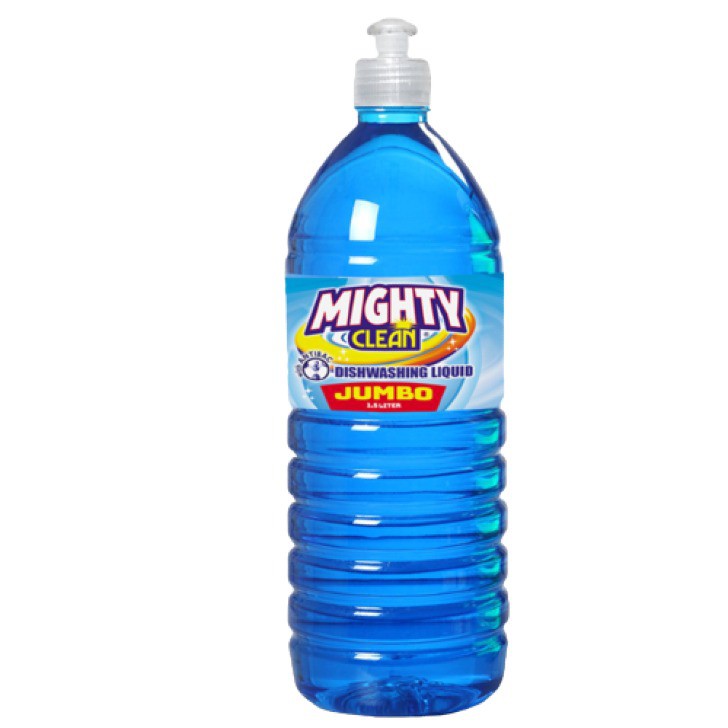 Mighty Clean Dishwashing Liquid Antibacterial Blue Dwl Blue 15