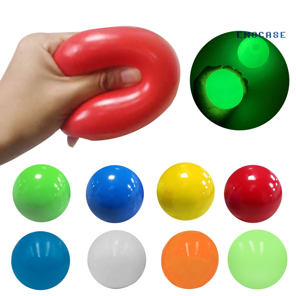 EM4.5cm Luminous Fun Sticky Target Ball Ceiling Wall