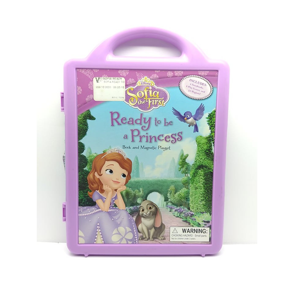 SOFIA THE FIRST: Ready To Be A Princess (Book and Magnetic Play Set) BY ...