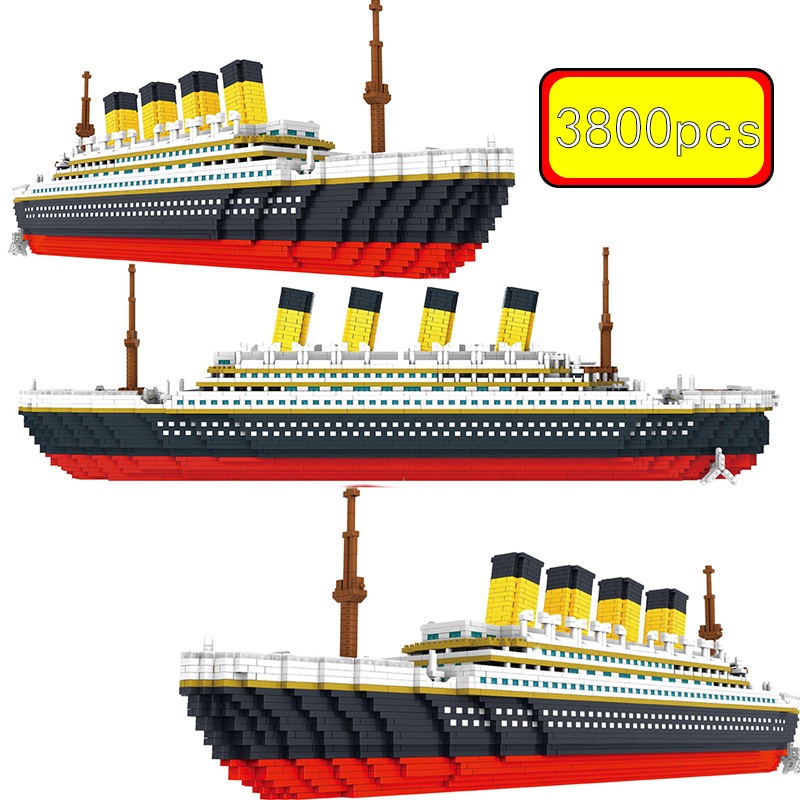 3800 pcs Diamond Mini Blocks Model Building bricks ship rms cruise ...