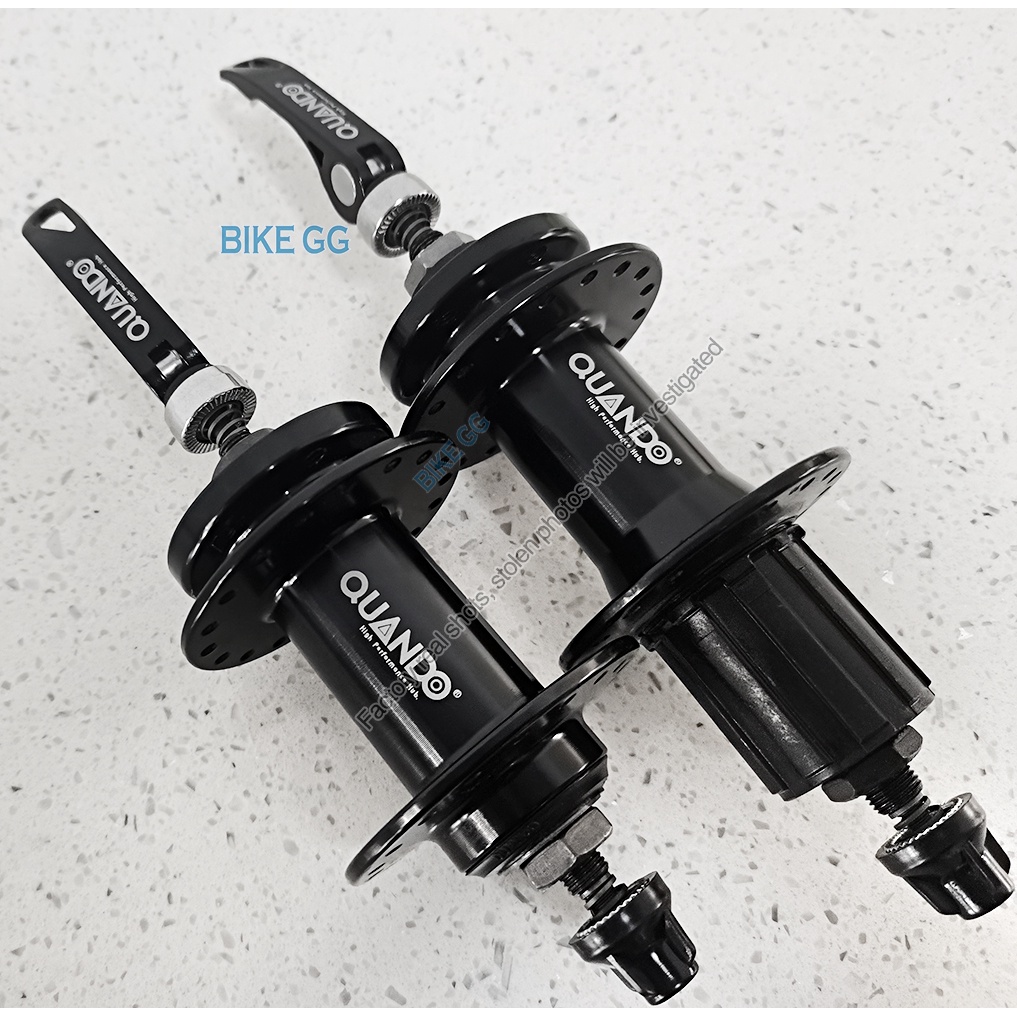 QUANDO Mountain/Road Bike Cassette Hub Aluminum Disc Brake Quick ...