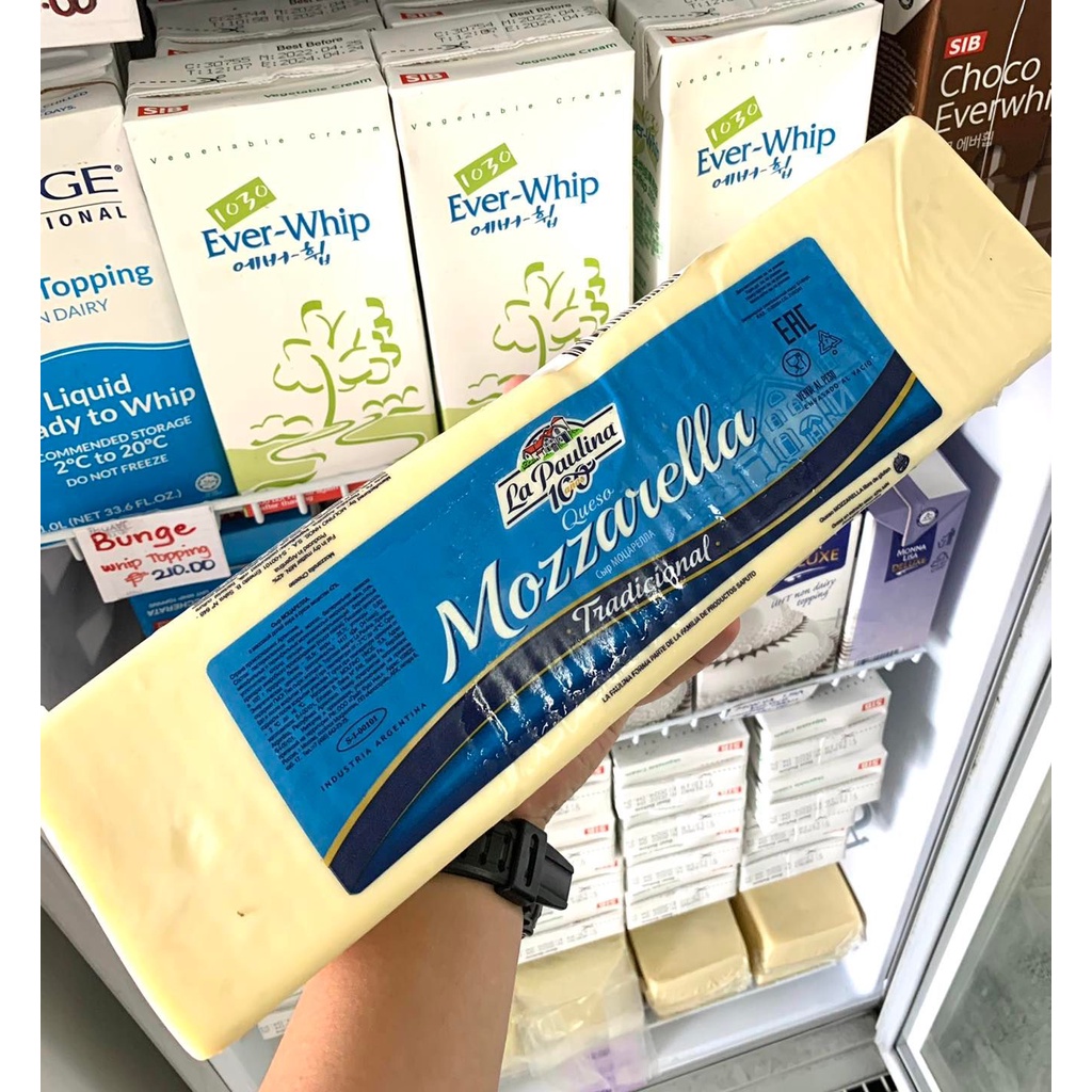 La Paulina Mozzarella Cheese 3.5 Kg. THIS ITEM STRICTLY FOR J&T COURIER ...