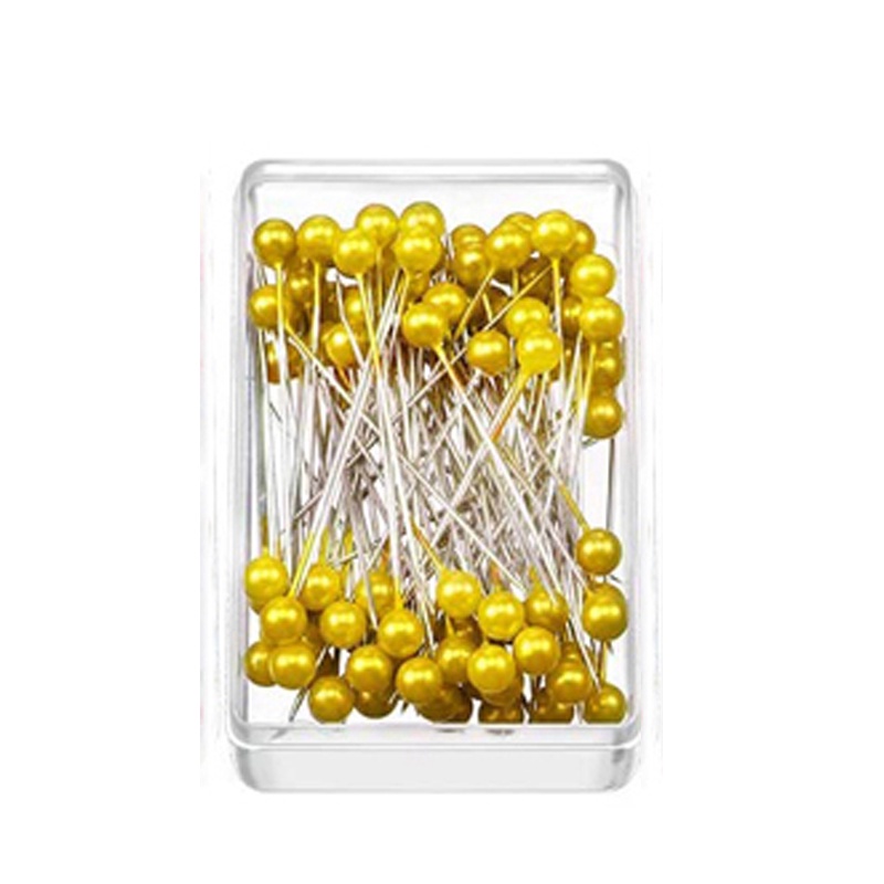 100 Pcs Pearl Sewing Pins Cross stitch positioning round head needle
