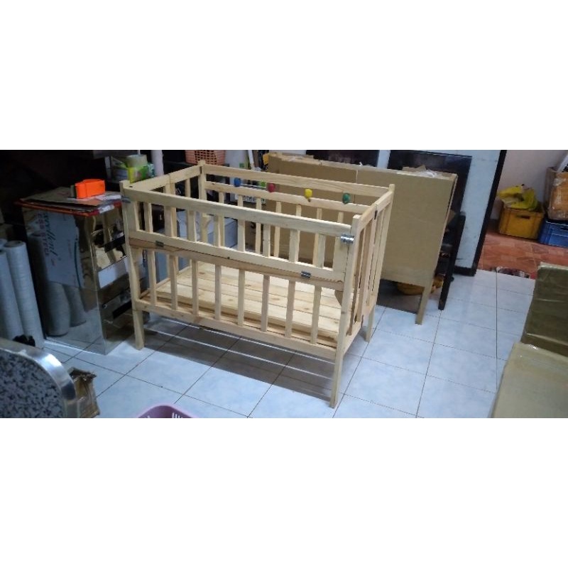 Wooden Baby Crib 