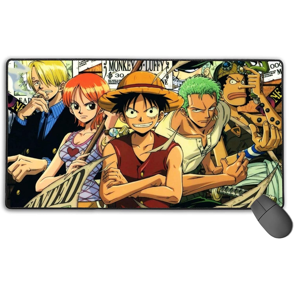Japanese Anime One Piece Mouse Pad Luffy Extended Large Gaming