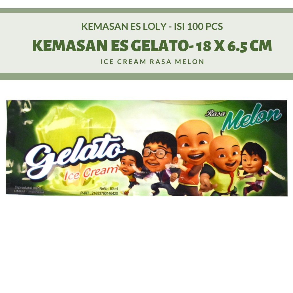 LILIN Plastic Ice mambo Gelato Ice Cream Plastic Ice Candle mambo ...