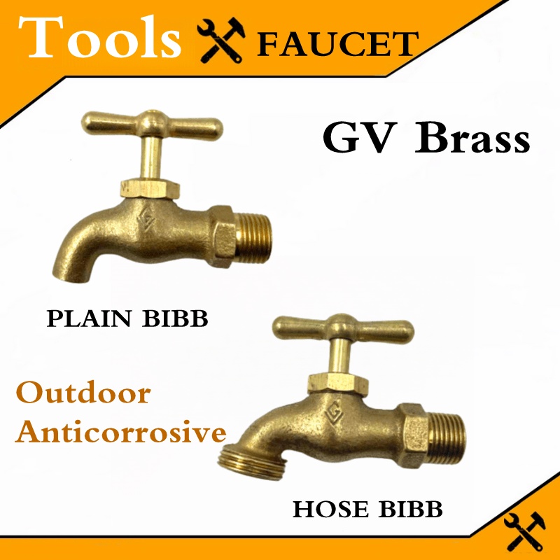 Outdoor Anticorrosion Durable FAUCET Hose Bibb Plain Bibb | Shopee ...