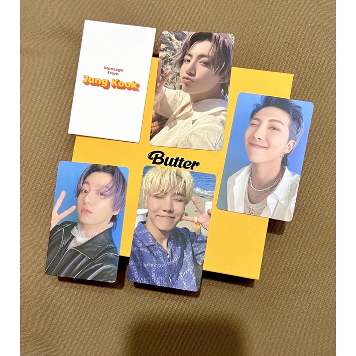 BTS BUTTER ALBUM SET JUNGKOOK JHOPE RM PHOTOCARD PC Shopee Philippines