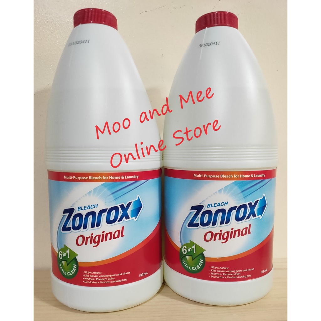 Zonrox Bleach Original 1/2 Gallon (2 pcs) Shopee Philippines