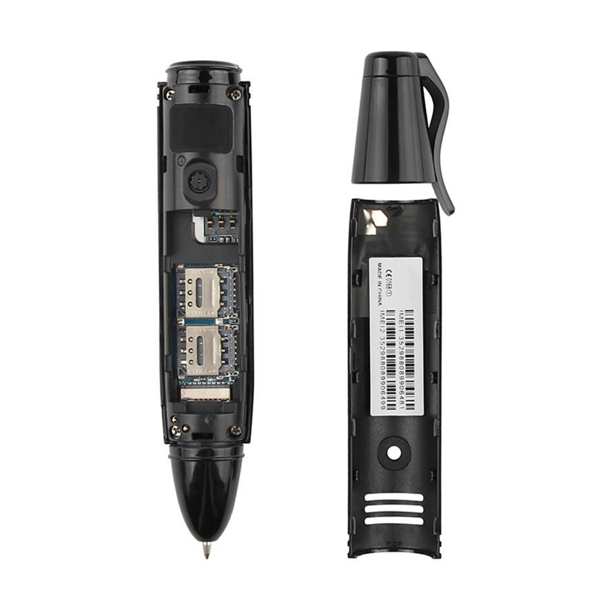 AK007 Pen Shaped 2G CellPhone Screen Dual SIM Card GSM Mobile Phone BT ...