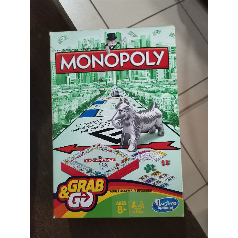 Monopoly Grab & Go (Board Game) Shopee Philippines