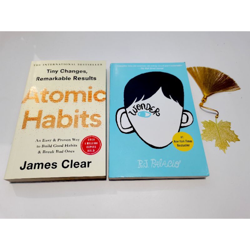 Atomic Habits & Wonder Bundle [Brand New and Sealed] | Shopee Philippines
