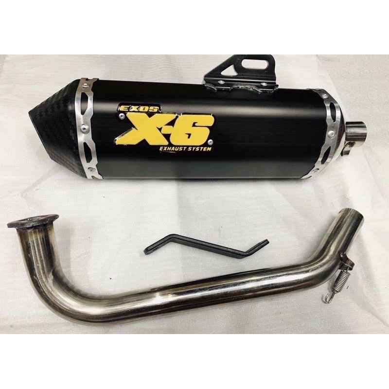 Exos X6 Silent Pipe Xrm 110 Xrm 125 Smash Raider J Wave 100 Shopee Philippines 7918