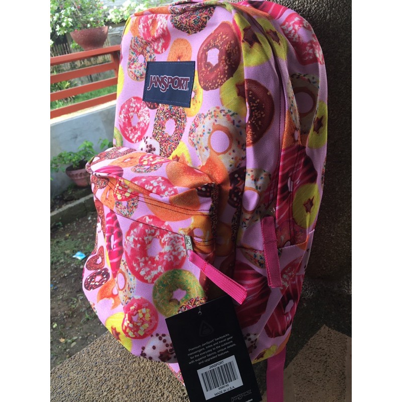 Jansport donut backpack sale