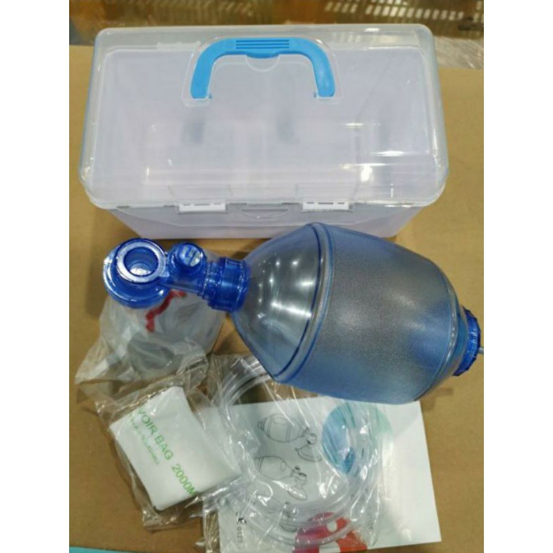 Ambu Bag / Manual Resuscitator pvc adult oxygen tube mask adult first