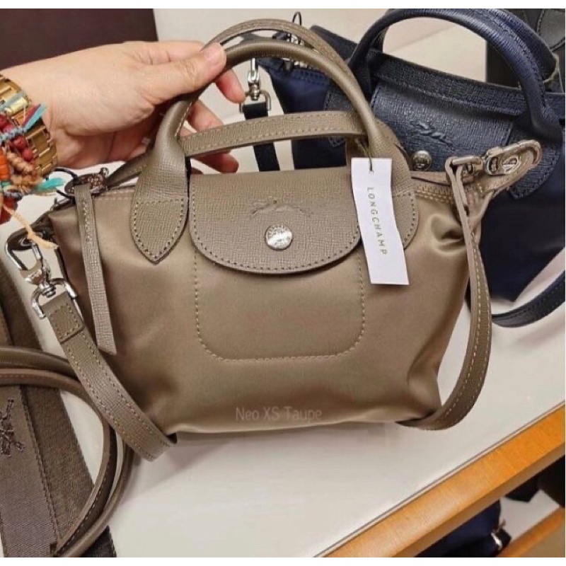 Longchamp neo taupe sale