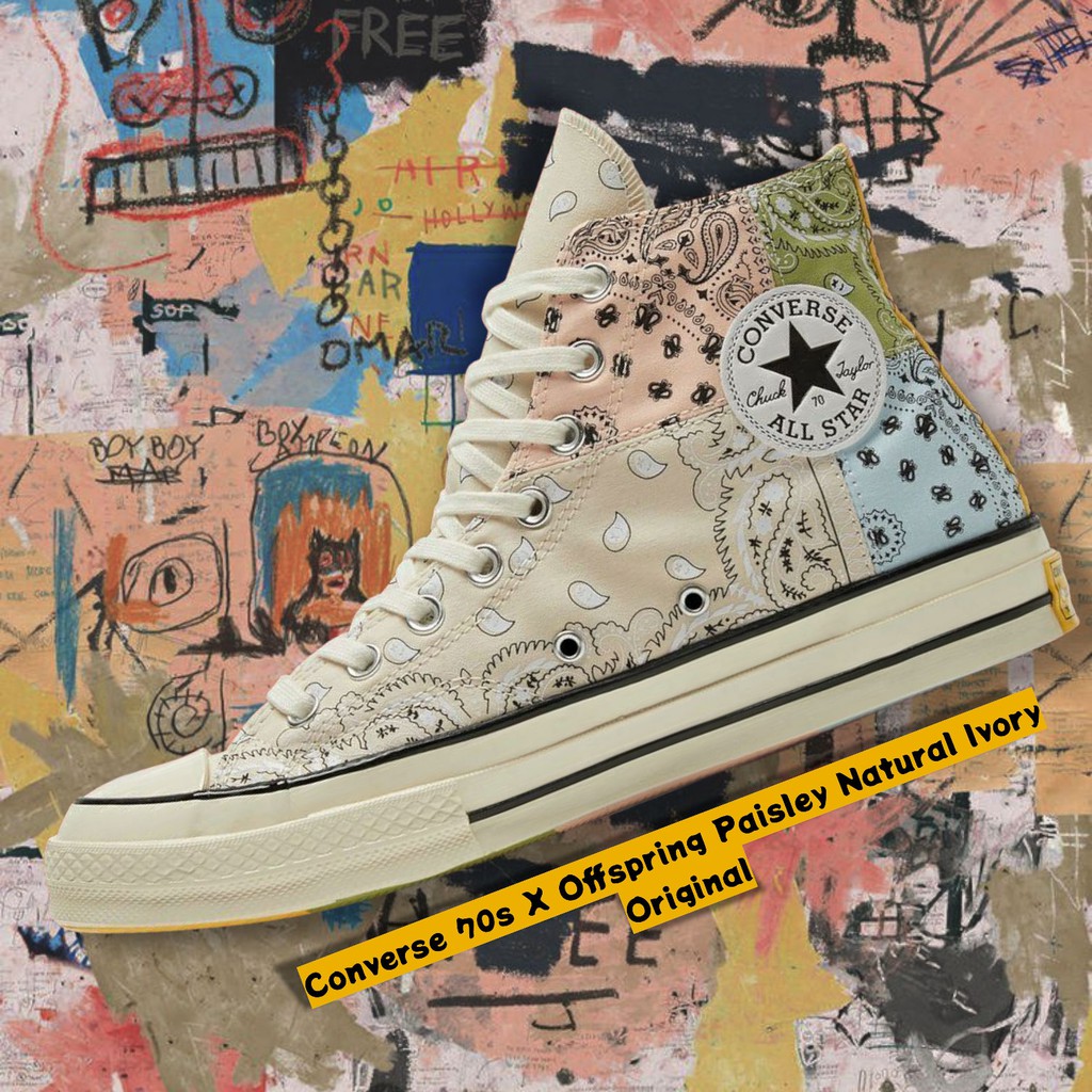 Sneakers Converse Chuck 70S Hi X Offspring Paisley Natural Ivory ...