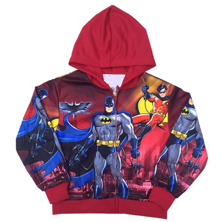 Babies Kids Cotton Character Batman Jacket For Boys