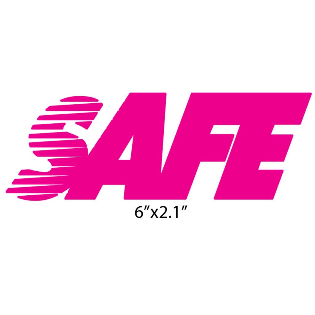 SAFE Cutout Sticker (Machine Cut) | Shopee Philippines