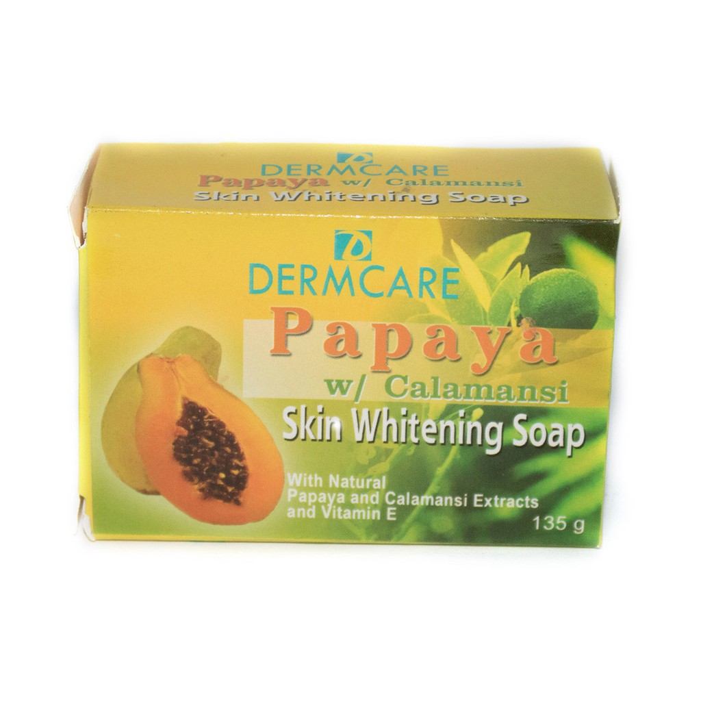 Dermcare Papaya with Calamansi Skin Whitening Soap 135g Shopee