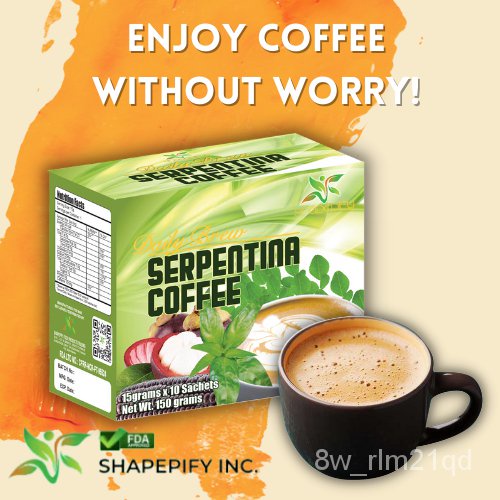 DAILY BREW SERPENTINA COFFEE WITH STEVIA, SHAPEPIFY INC, NATURAL & SUPER HEALTH BENEFICIAL TO