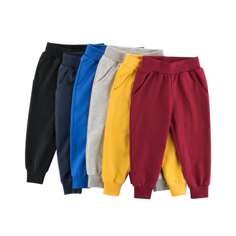 1-10 years old new fashion pants children boys trousers color casual sports  pants